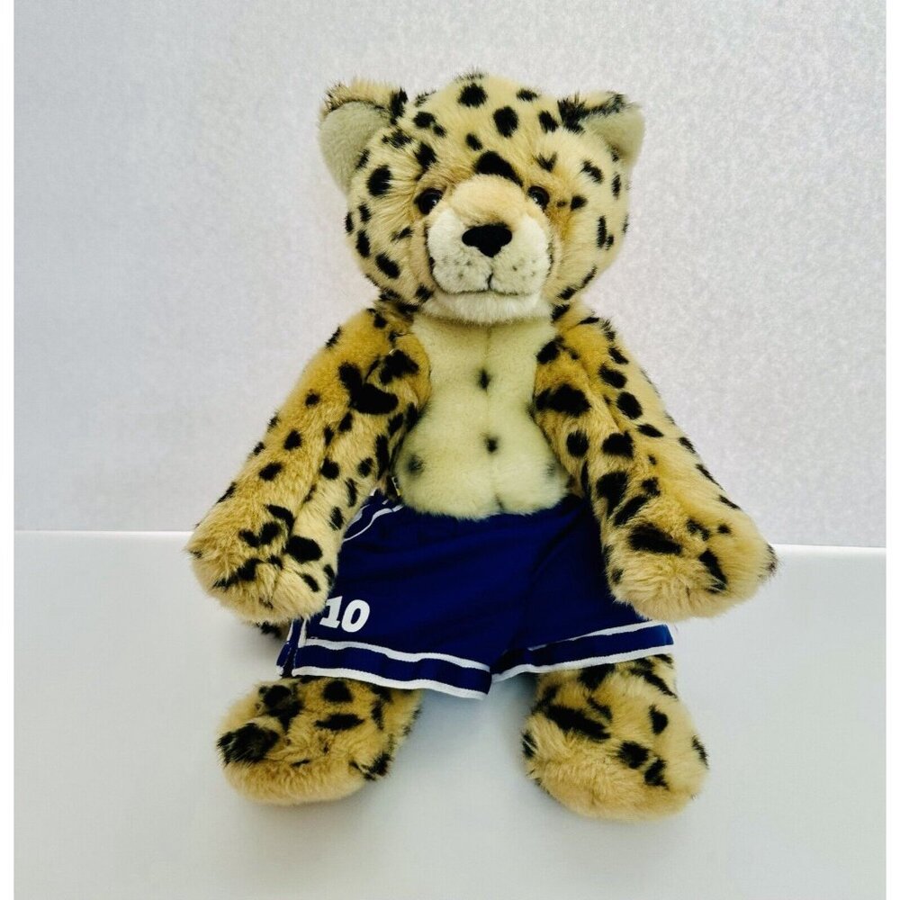 Leopard Build A Bear Spotted Jungle Plush Toy Growl Sound Wild Cheetah Cat KY